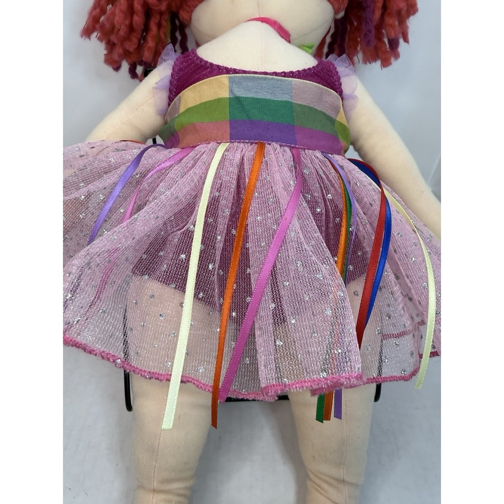 Madame Alexander Fancy Nancy Cloth Plush Doll 18" Ballerina Crown Yarn Hair 2008 - Picture 8 of 11